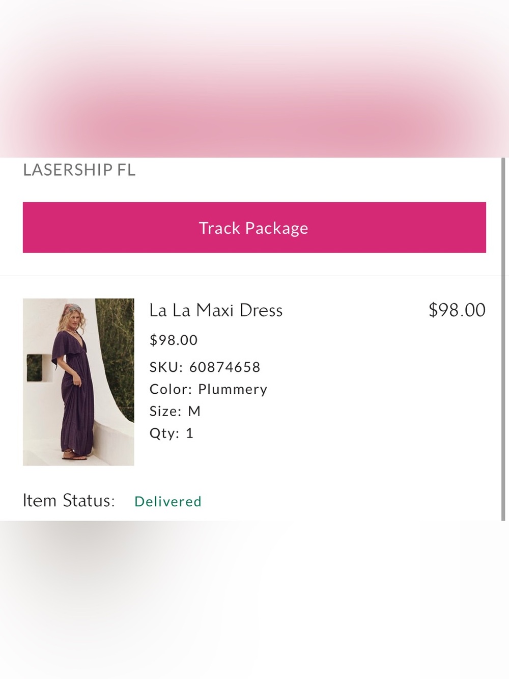 Free People La La Maxi Dress in Plum/Purple NEVER WORN TAGS POPPED